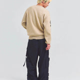 GA SHINY OE-LOGO KNIT