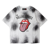 【The Rolling Stones×JACKROSE】 切替･ラインストーン･SSTEE
