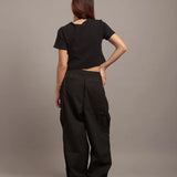 GA HEART ﾘﾌﾞｼｮｰﾄ丈ZIP UP TEE