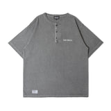 Schott/ショット TIME TESTED OVER FOUR GENERATIONS EMB. HENLEY SS T-SHIRT