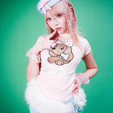 GALFY/ガルフィー キラピカラブリィ SS Tee