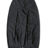 AG-Unbalance Long Tuck Denim Balloon Pants/アングラン アンバランスロングタックデニムバルーンパンツ