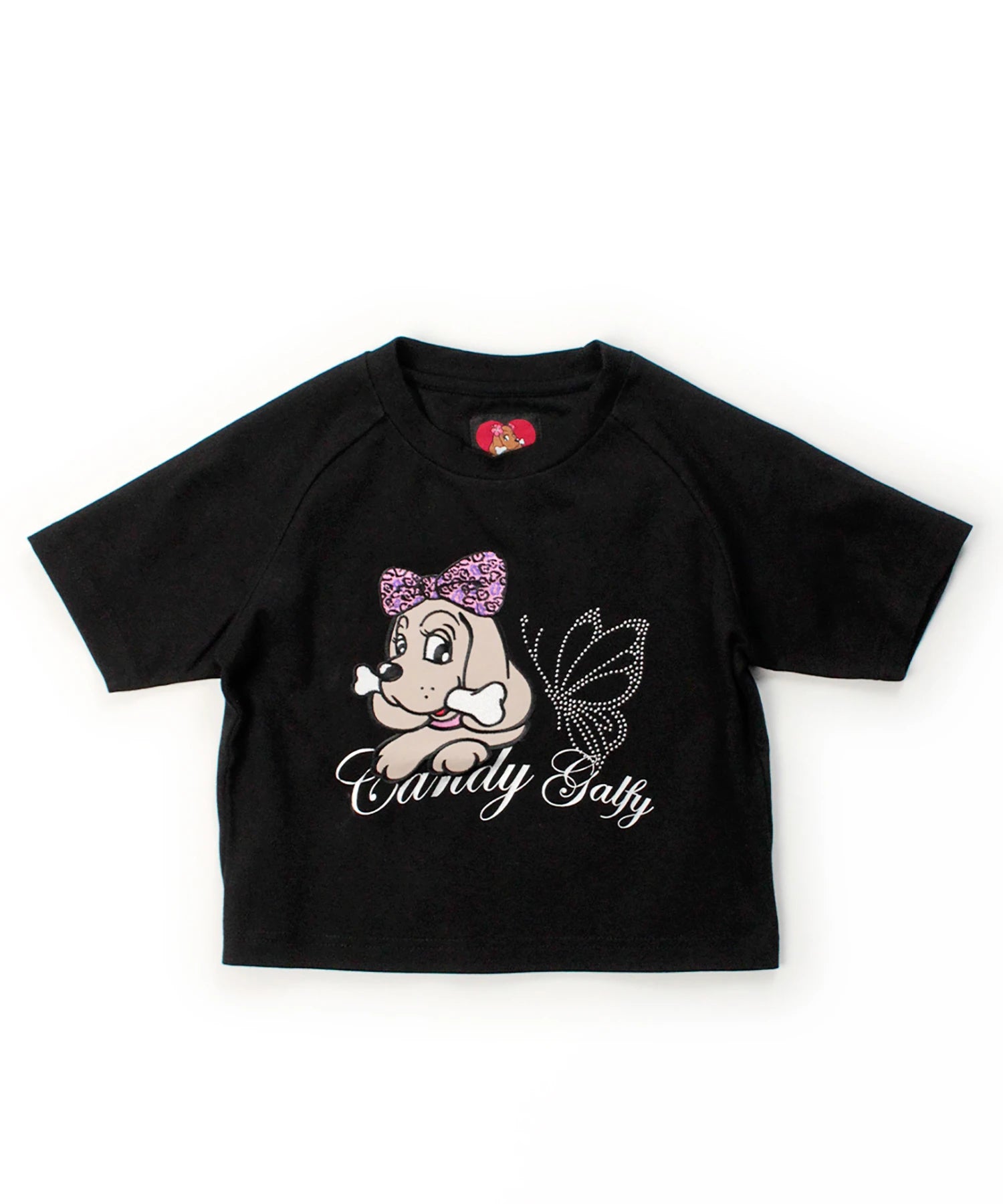 Candy Galfy/キャンディーガルフィー ピカピカギャルちゃんバタフライチビTee SS