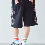 GA Color 刺繍&Print Shorts