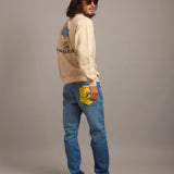SCHOTT-LIFE ON WHEELS CREW　SWEAT