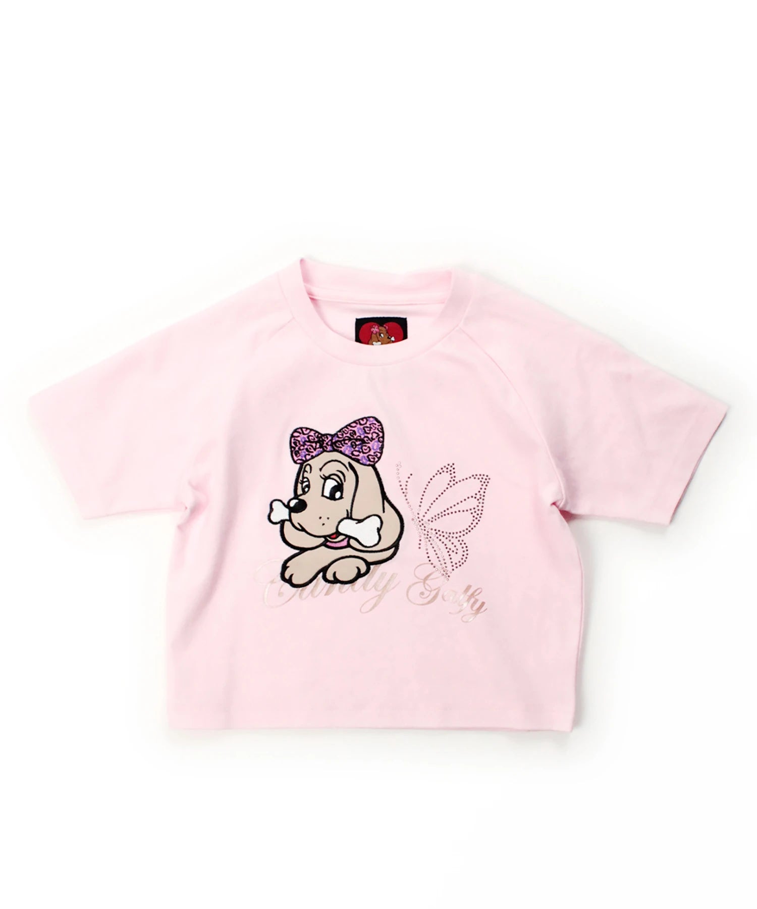 Candy Galfy/キャンディーガルフィー ピカピカギャルちゃんバタフライチビTee SS
