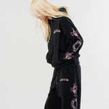 GA Cross 刺繍-Print Hoodie