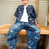 【GALFY×GALLIS ADDICTION】安定の別注デニムベースボールSSシャツ