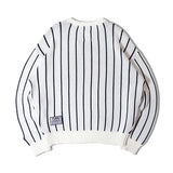 FUBU-Stripe Knit Pullover