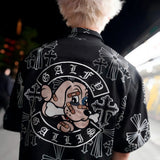 【GALFY×GALLIS ADDICTION】別注十字架わんわん柄SSシャツ