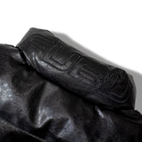 FUBU-Faux Leather Puffer Jacket