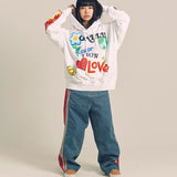 GA 裏毛-POP MOTIF HOODIE