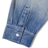 B-TRS PRINT DENIM SHIRTS