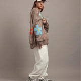 GA SUEDE POP-MOTIF CREW