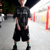 【GALFY×GALLIS ADDICTION】別注十字架わんわん柄SSシャツ