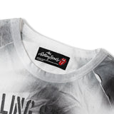 【The Rolling Stones×JACKROSE】 切替･ラインストーン･SSTEE