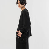 SEABEES/シービーズ TCワッフル ヘンリーネック・LSTEE
