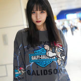 GA×GALFY-バイク乗りロンTee