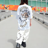 【GALFY×GALLIS ADDICTION】闇落ちピアススウェットパンツ