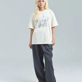 JE STUDS PRINT SS TEE