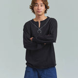 THRIFTY LOOK/スリフティールック NAJA PENDANT EMB LS TEE