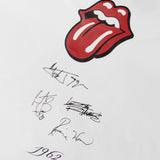 【The Rolling Stones×JACKROSE】 シルケット天竺・ロゴ・ラインストーンSSTEE