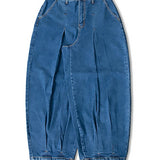 AG-Unbalance Long Tuck Denim Balloon Pants/アングラン アンバランスロングタックデニムバルーンパンツ