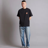 SCHOTT-T-SHIRT EAGLE AND RIBBON EMB