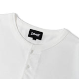 Schott/ショット TIME TESTED OVER FOUR GENERATIONS EMB. HENLEY SS T-SHIRT