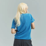 Healthknit/ヘルスニット INDIGO HENLEY NECK SHORT SLEEVE TEE