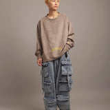 GA DENIM PARACHUTE CARGO PANTS