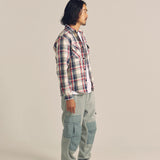 JE HEAVY FLANNEL CHECK WORK SHIRTS