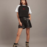 GA HEART ﾗｸﾞﾗﾝTEE ﾗｲﾝｽﾄｰﾝ