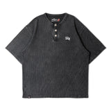 【The Rolling Stones×JACKROSE】 コンチョボタン ヘンリーネック SSTEE