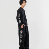 GA Cross 刺繍-Print Pants