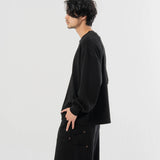 SEABEES/シービーズ TCワッフル ヘンリーネック・LSTEE