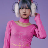 GALFY/ガルフィー キラキラQUEEN ロンTee