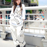 【GALFY×GALLIS ADDICTION】闇落ちピアススウェットパンツ