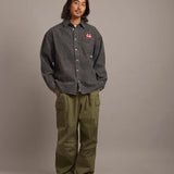 B-TRS PRINT DENIM SHIRTS