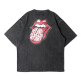 【The Rolling Stones×JACKROSE】 コンチョボタン ヘンリーネック SSTEE