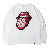 B-TRS PRINT&LINESTONE LS TEE