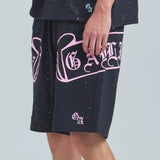 GA Glitter Emblem Shorts