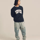 CH-REVERSE WEAVE CREW NECK SWEAT