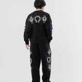 GA Cross 刺繍-Print Pants