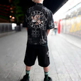 【GALFY×GALLIS ADDICTION】別注十字架わんわん柄SSシャツ