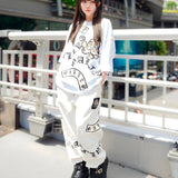 【GALFY×GALLIS ADDICTION】闇落ちピアススウェットパンツ