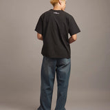 B-TRS PARIS/JPN PRINT&LINESTONE SS TEE
