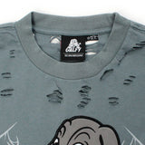 GALFY/ガルフィー 闇に溶かされし犬ダメージ SS Tee