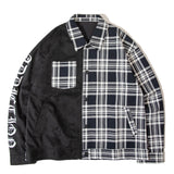 GA CHECK＆SUEDE SEPARATE SHIRTJKT