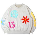 GA SUEDE POP-MOTIF CREW